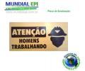 PLACA DE SINALIZAÇÃO 30CM X 15CM x 1,0MM